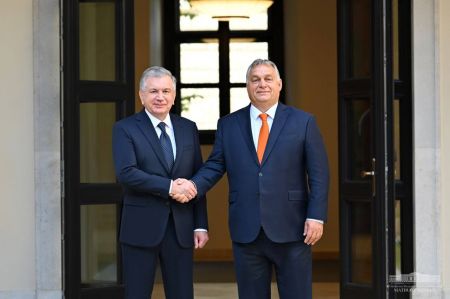 President of Uzbekistan and Prime Minister of Hungary Hold a Face-to-Face Meeting