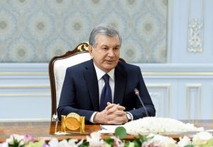 The President of Uzbekistan receives a U.S. delegation