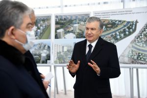 Construction projects presented to the President