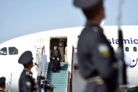President of Iran Begins an Official Visit to Uzbekistan