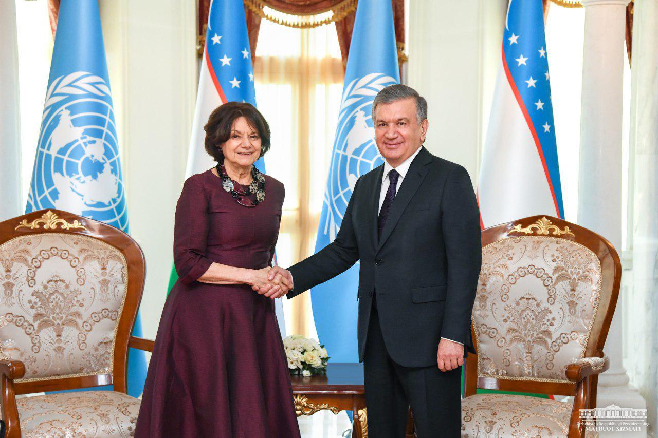 Shavkat Mirziyoyev meets with UN Under-Secretary-General