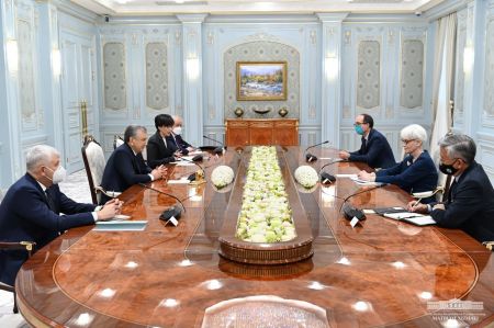 Ўзбекистон Президенти АҚШ делегациясини қабул қилди