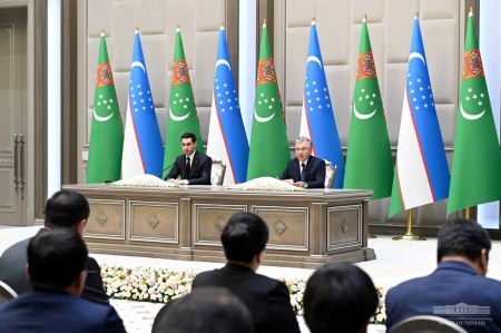 Uzbekistan and Turkmenistan Presidents Say They’re Pleased with the Results of the Talks, Note A Great Potential for Bilateral Cooperation