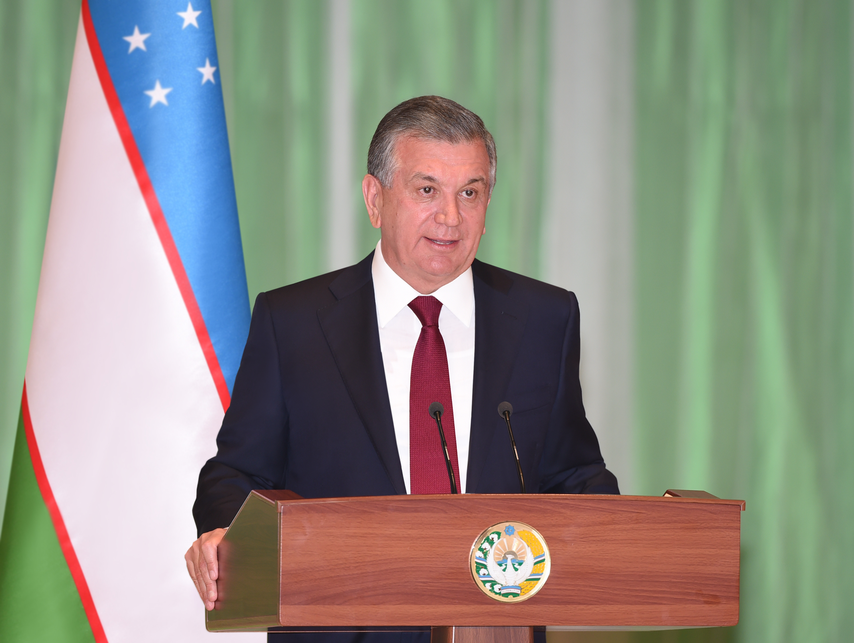 Выступление Президента Узбекистана Шавката Мирзиёева на торжествах, посвященных празднованию 26-летия независимости Республики Узбекистан