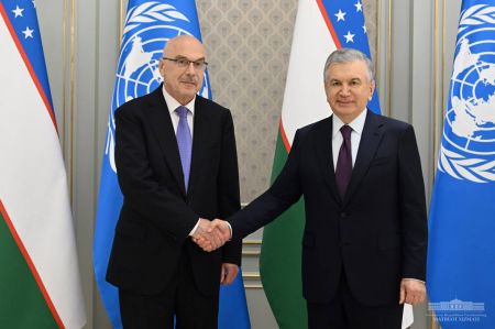 Президент Узбекистана обсудил с главой Контртеррористического управления ООН вопросы борьбы с современными вызовами и угрозами