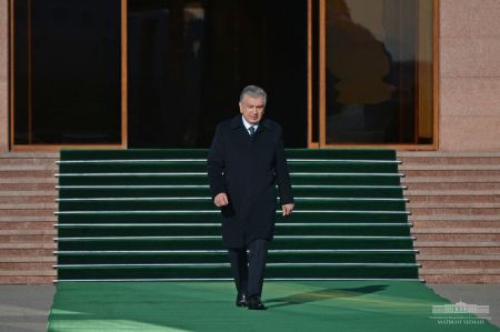 President Leaves for Samarkand