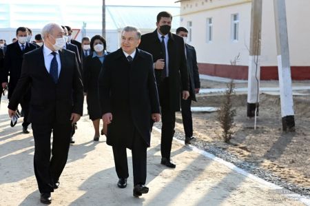 President Visits the Makhalla in Nukus