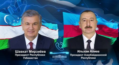 Лидеры Узбекистана и Азербайджана рассмотрели вопросы реализации договорённостей на высшем уровне Лидеры Узбекистана и Азербайджана рассмотрели вопросы реализации договорённостей на высшем уровне