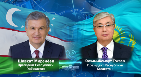 Президенты Узбекистана и Казахстана обсудили актуальные вопросы сотрудничества