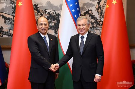 Uzbek President Meets with Chairman of CNPC