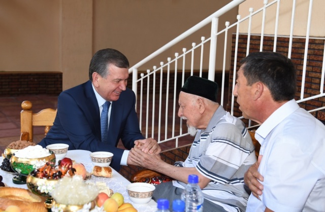 President Shavkat Mirziyoyev visited Tulaganovs’ family