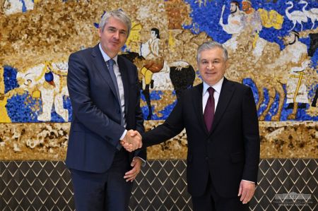 Президент Узбекистана встретился с главой компании “Lactalis”