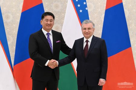 Президенты Узбекистана и Монголии обсудили перспективы расширения практического сотрудничества