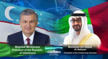 Uzbek and UAE Leaders Discuss Further Expansion of Multifaceted Cooperation