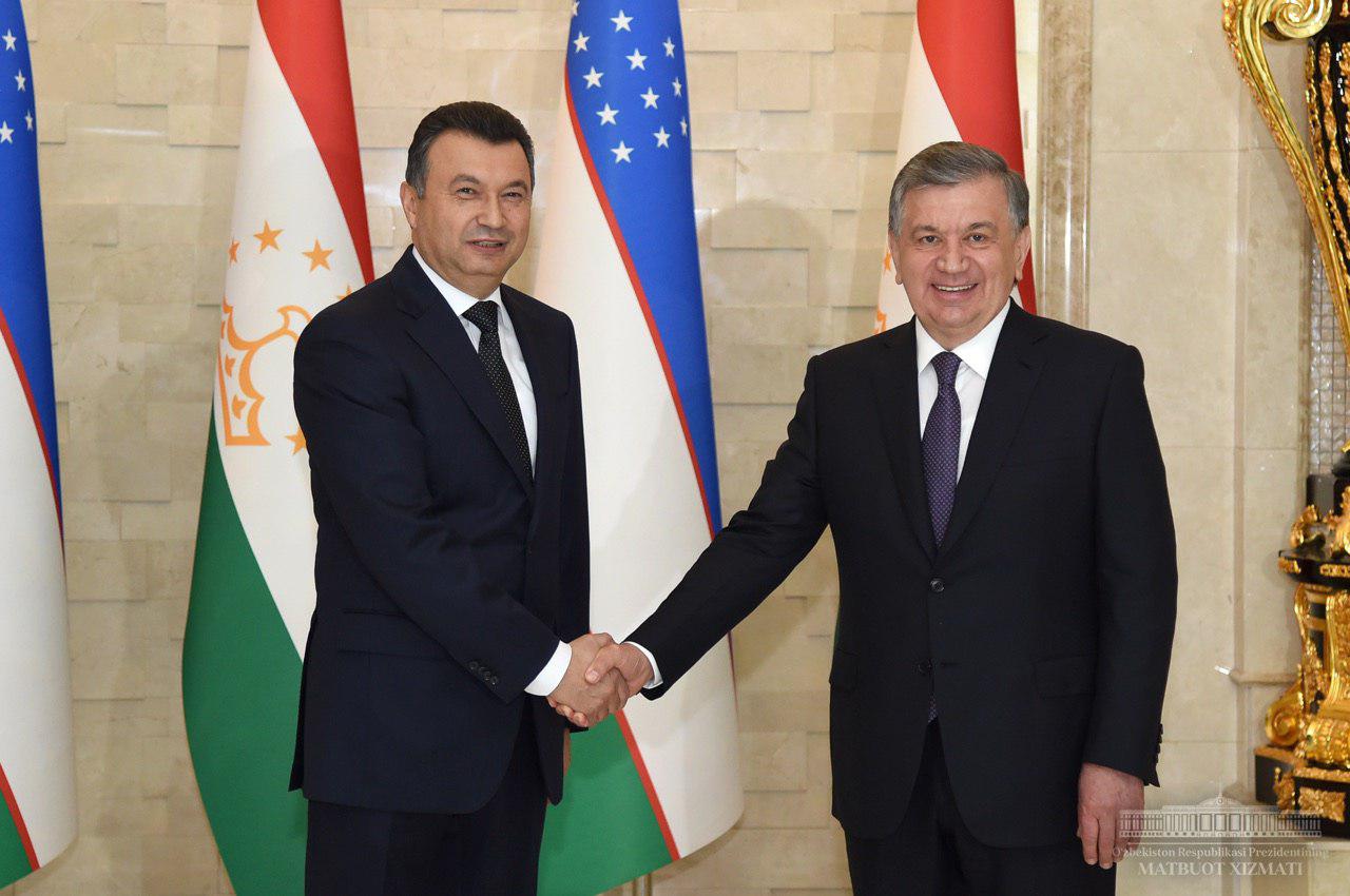 Президент Шавкат Мирзиёев принял Премьер-министра Таджикистана