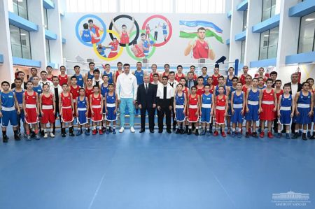 Bakhodir Jalolov’s Boxing School Opened