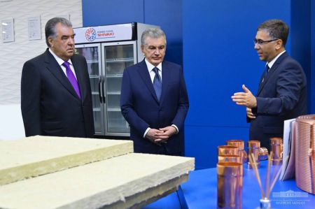 Presidents Get Acquainted with Technopark Products in Tashkent