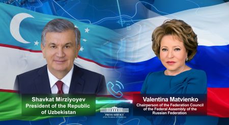 Uzbek President Highlights Fruitful Inter-parliamentary Cooperation with Russia