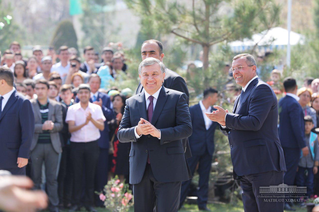 Shavkat Mirziyoyev Samarqanddagi Navro‘z shodiyonalarida ham qatnashdi