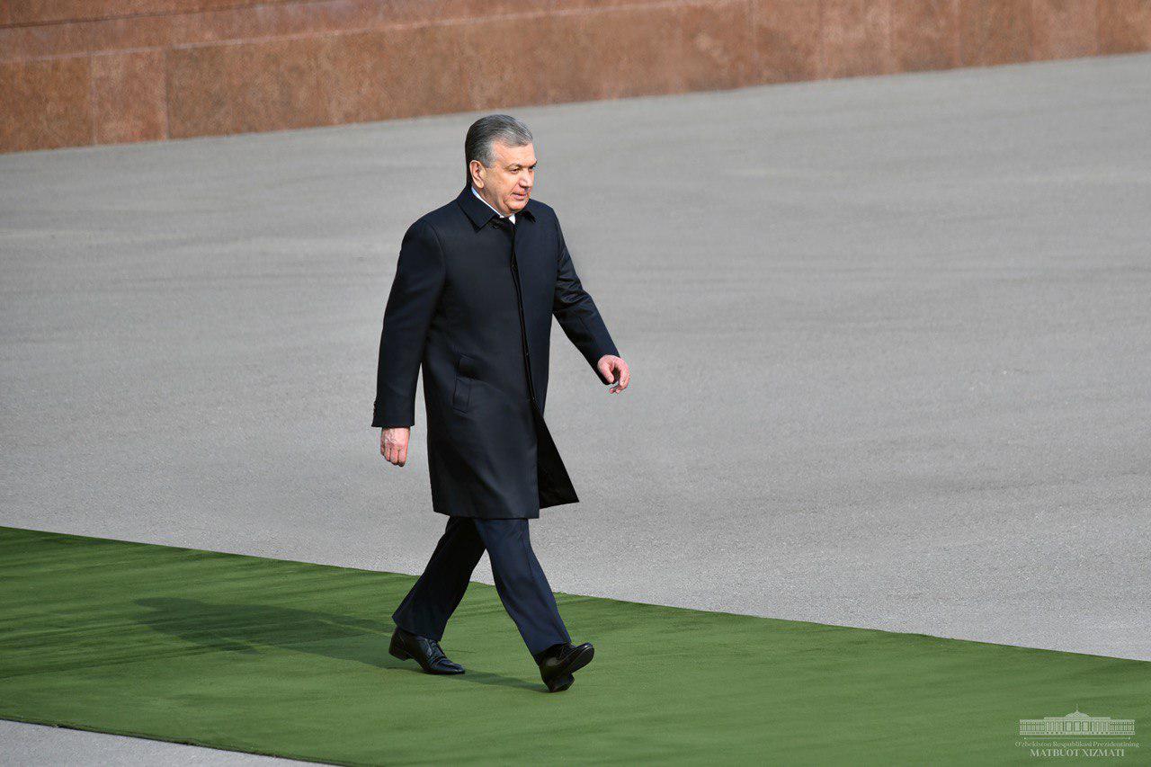 The President leaves for Khorezm