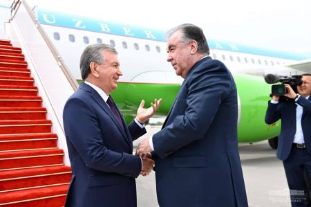 President Arrives in Khujand
