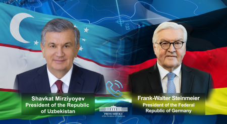 Presidents of Uzbekistan and Germany Discuss Topical Issues of Regional Agenda