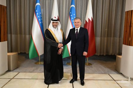 The President of Uzbekistan Meets Head of Leading Qatari Investment Agency