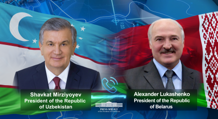 Presidents of Uzbekistan and Belarus Hold a Telephone Conversation