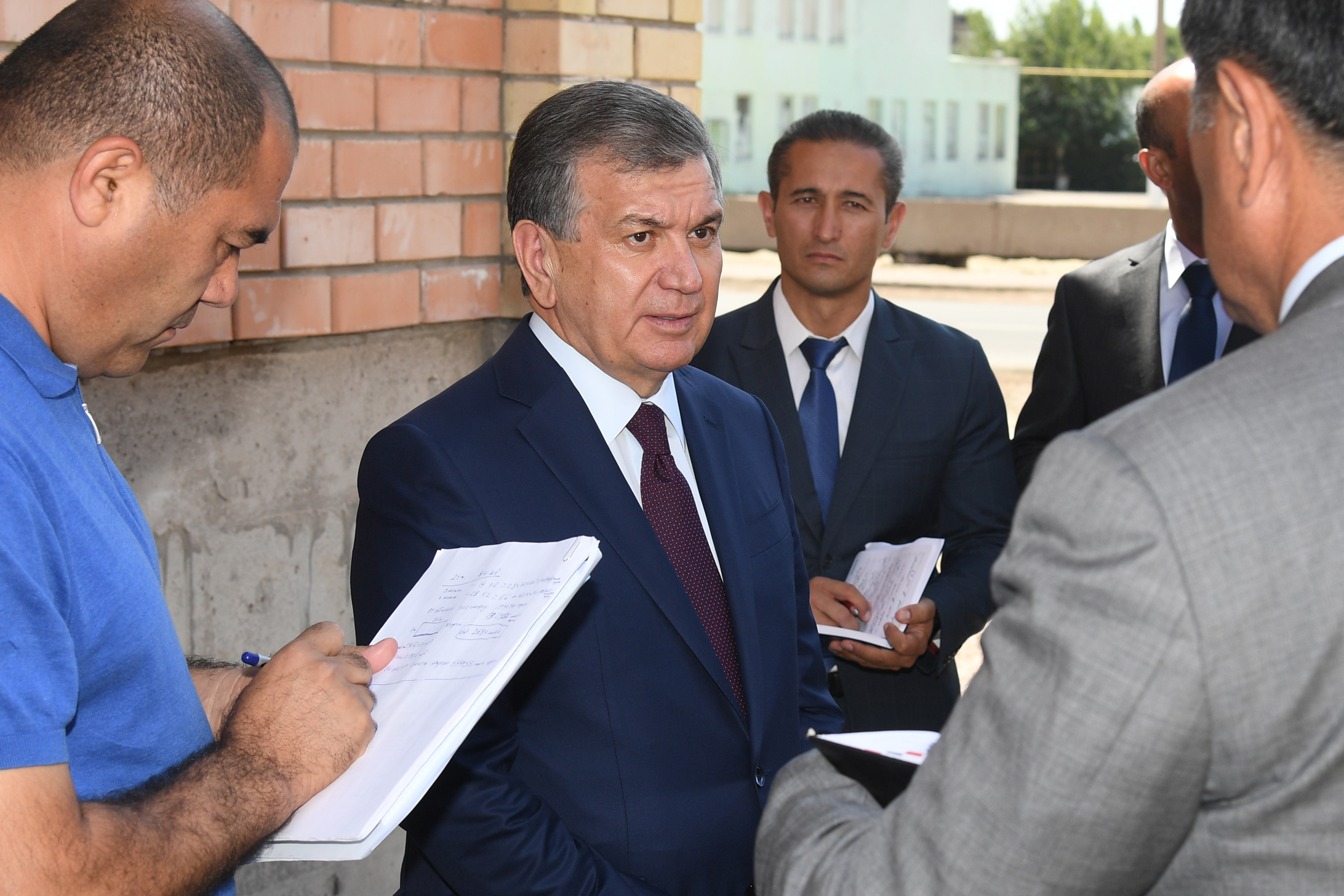 President of our country Shavkat Mirziyoyev got acquainted with the planned construction and improvement projects of Almalyk