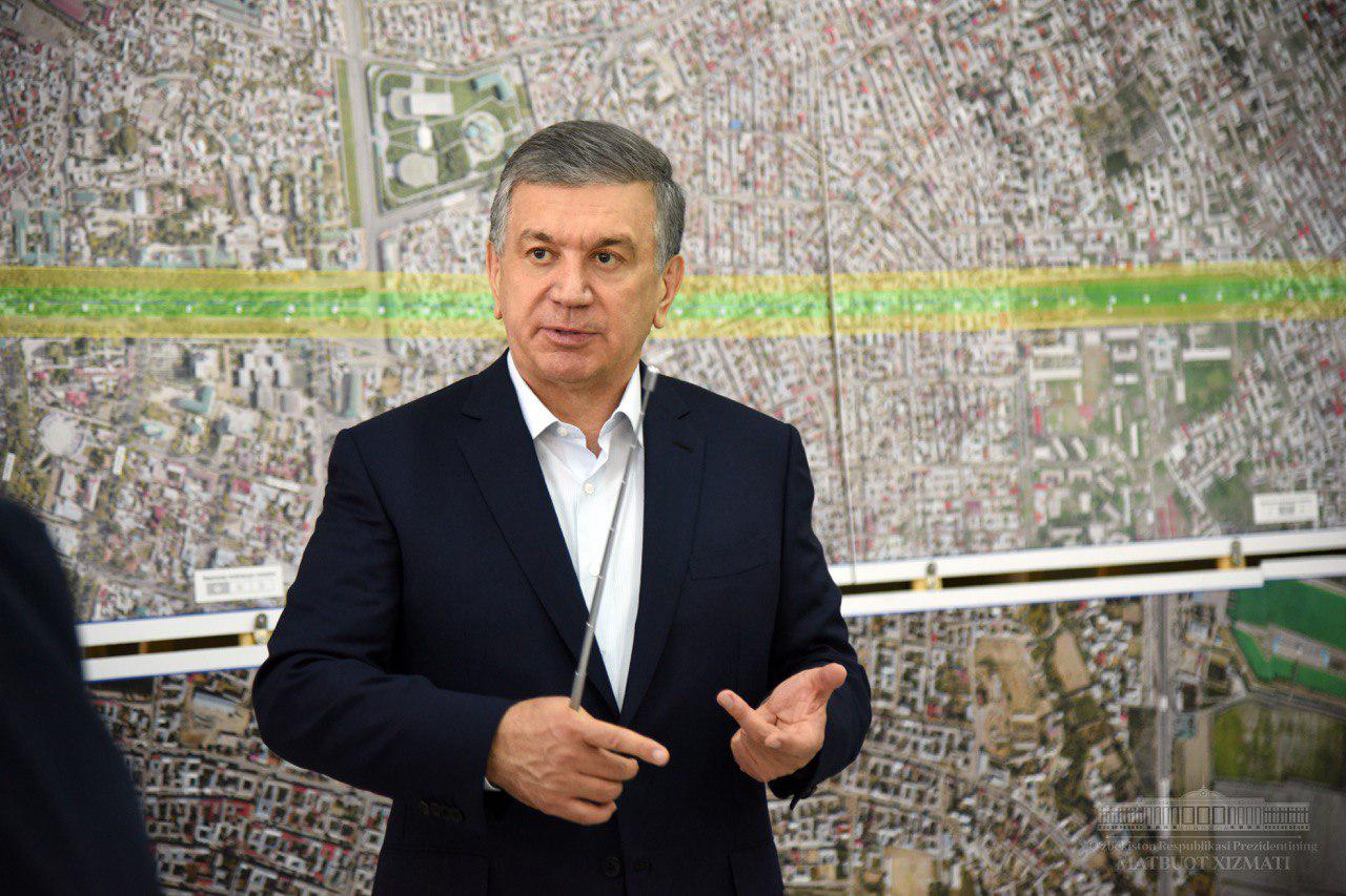 Shavkat Mirziyoyev “Samarkand city” qurilishiga doir loyihalar bilan tanishdi