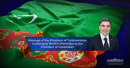 The President of Turkmenistan sends a Letter to the President of Uzbekistan