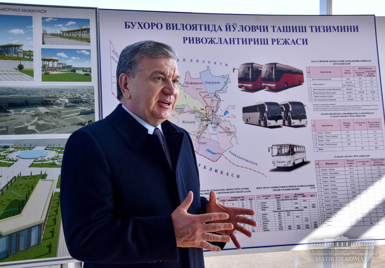 Shavkat Mirziyoyev became familiar with construction of multi-storey houses along Bukhara – Kagan road