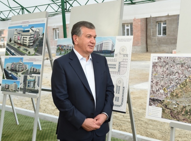 President inspected the construction of multi-storey residential buildings in the Sergeli district of Tashkent