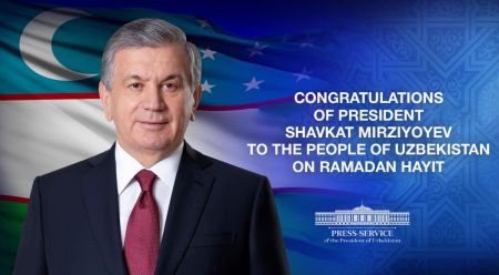 A Congratulatory Address to the  People of Uzbekistan on Ramadan Hayit – Eid al-Fitr