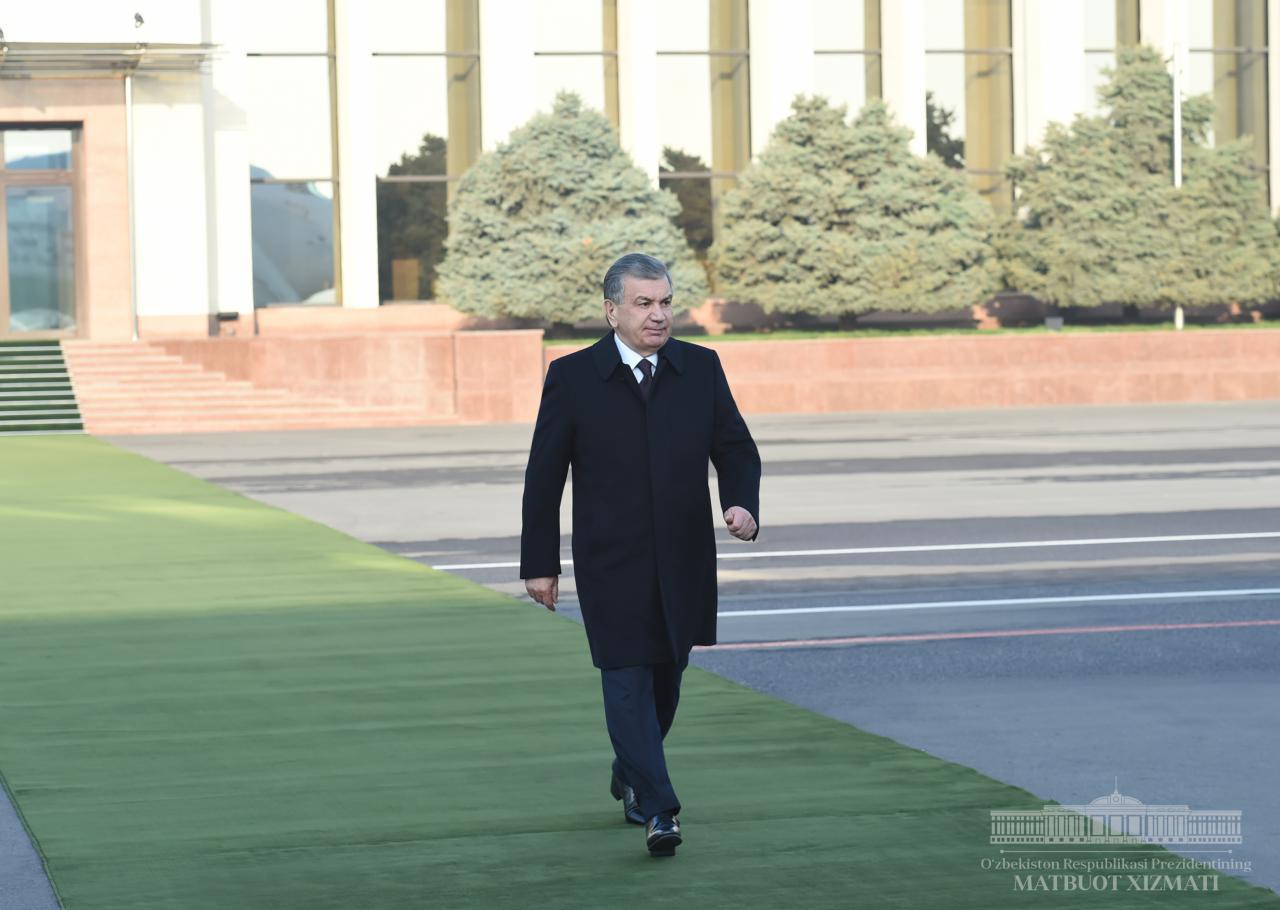 President departs for Karakalpakstan