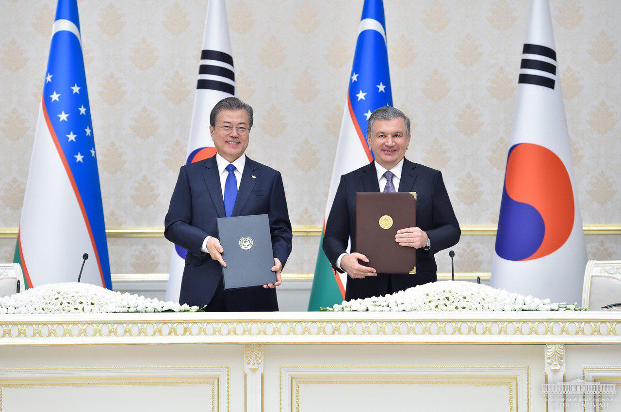 Uzbekistan-South Korea relations elevated to the rank of special strategic partnership