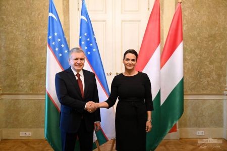 Президенты Узбекистана и Венгрии обсудили вопросы расширения стратегического партнерства