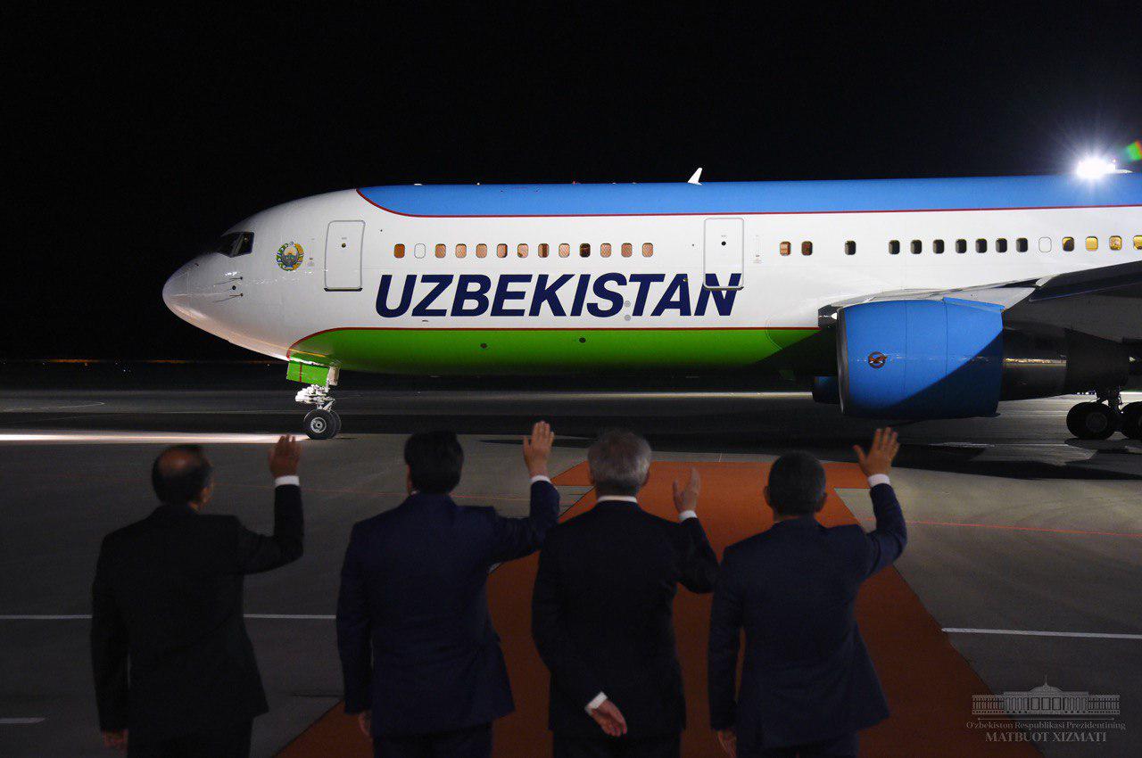 President Shavkat Mirziyoyev departs for Tashkent