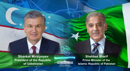 Pakistani Prime Minister Congratulates Uzbek President on his Election Victory