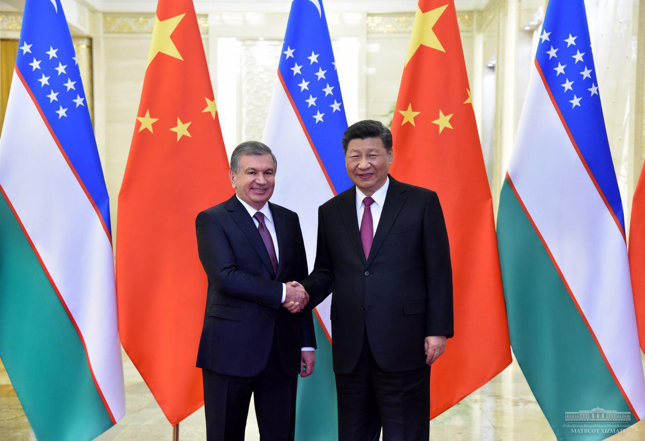 Президент Узбекистана встретился с Председателем КНР