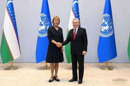 Uzbek President Notes Expanding Partnership with UN Institutions