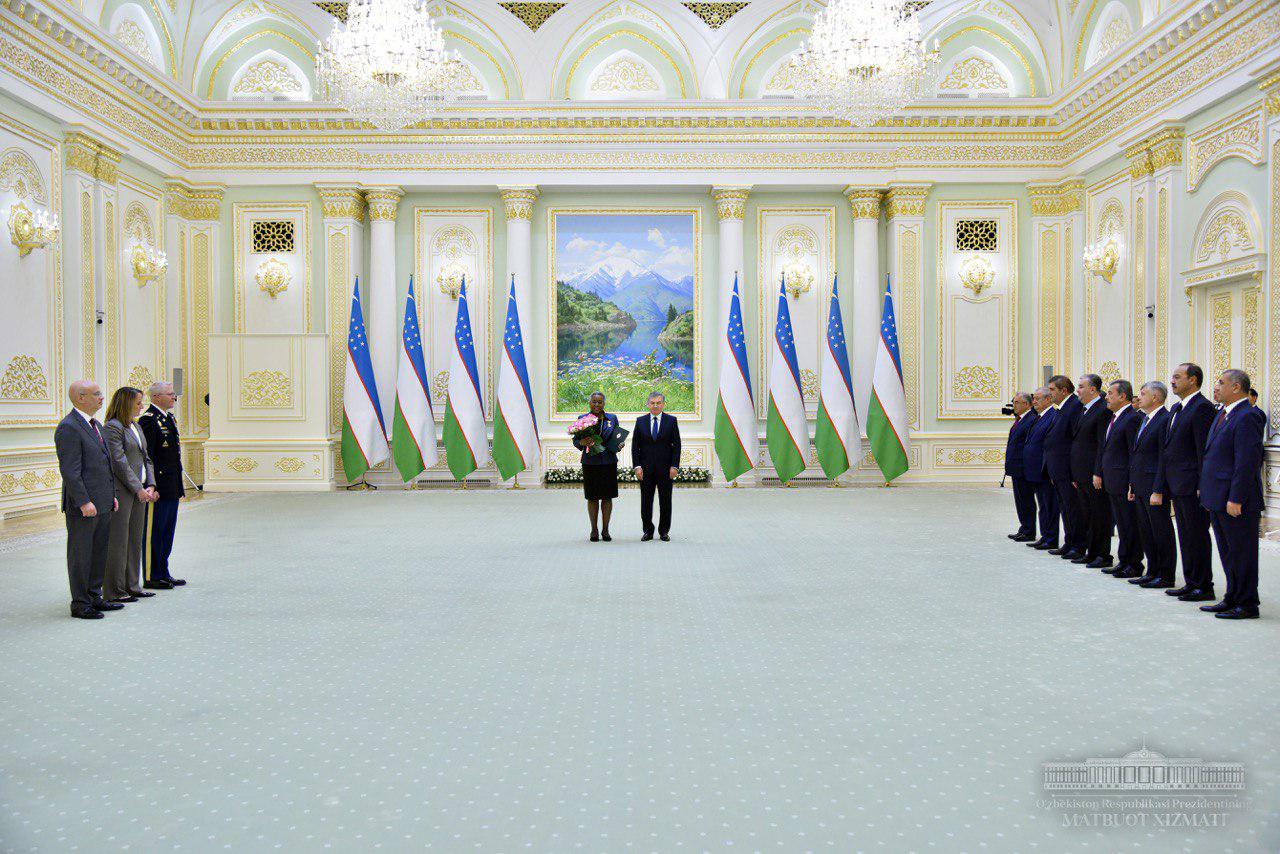 President of the Republic of Uzbekistan receives the U.S. Ambassador