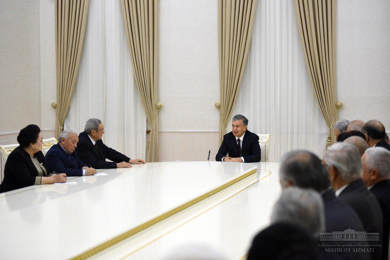 Shavkat Mirziyoyev talked with aksakals