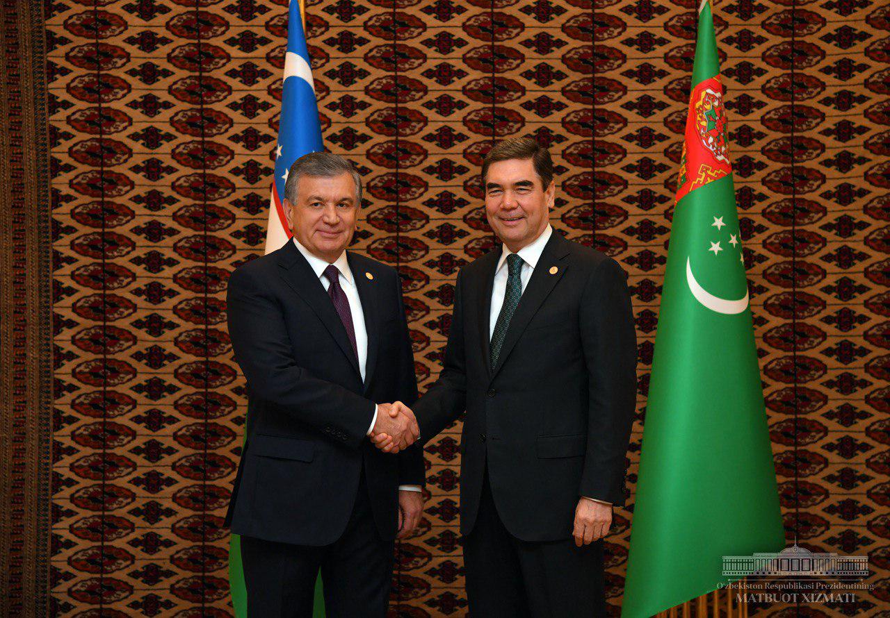 Shavkat Mirziyoyev met with Gurbanguly Berdimuhamedov