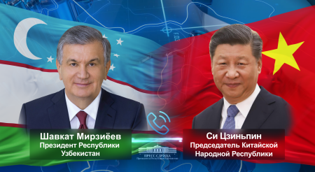 Председатель КНР поздравил Президента Узбекистана с убедительной победой на выборах