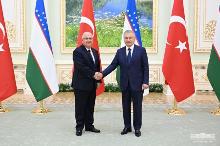 President of Uzbekistan Receives Delegation of Türkiye