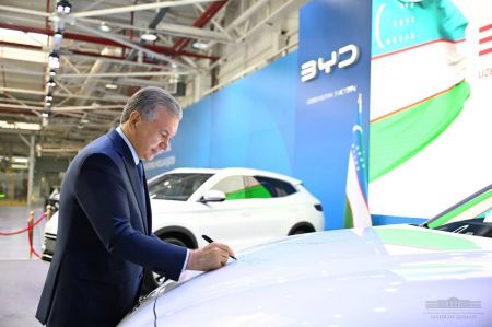 First Electric Cars Produced at BYD Factory in Jizzakh