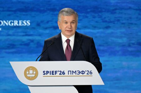 Выступление Президента Республики Узбекистан Шавката Мирзиёева на Петербургском международном экономическом форуме 
