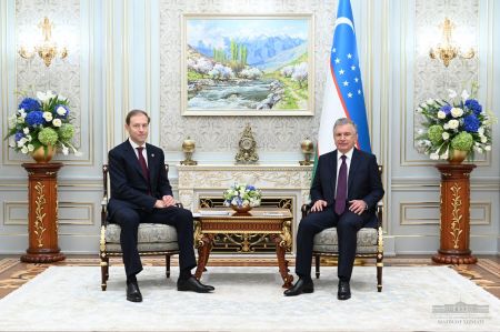 President of Uzbekistan Receives the Deputy Prime Minister of the Russian Federation