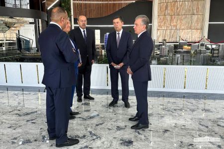 Uzbek President Gets Acquainted with the Project of a Modern Housing Estate in Samarkand